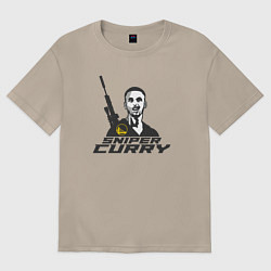 Женская футболка оверсайз Снайпер Карри