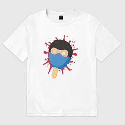 Женская футболка оверсайз Sub-zero ice cream