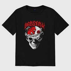 Женская футболка оверсайз Berserk - red