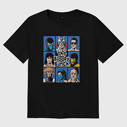 Футболка оверсайз женская Кровавая связка, цвет: черный