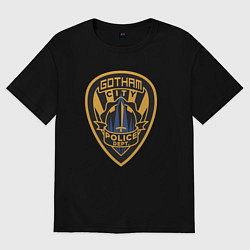 Женская футболка оверсайз Gotham city police
