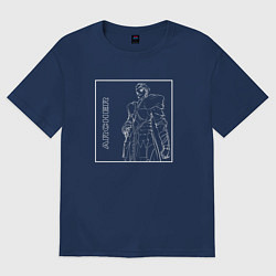 Футболка оверсайз женская Арчер Гильгамеш Fate, цвет: тёмно-синий