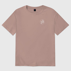 Женская футболка оверсайз Христос воскресе белый узор