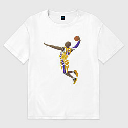 Женская футболка оверсайз Kobe Bryant dunker