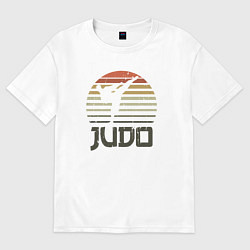 Женская футболка оверсайз Judo fighter