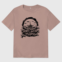 Женская футболка оверсайз Японская пагода