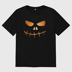 Женская футболка оверсайз Evil smile