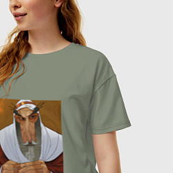 Футболка оверсайз женская Мудрец, цвет: авокадо — фото 2