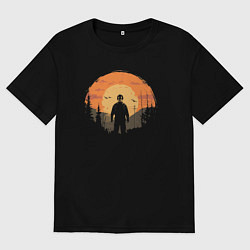 Женская футболка оверсайз Киллер Майкл Майерс