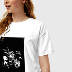 Футболка оверсайз женская Фильм Пила, цвет: белый — фото 2