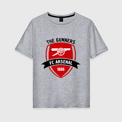 Женская футболка оверсайз FC Arsenal: The Gunners