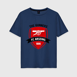 Женская футболка оверсайз FC Arsenal: The Gunners