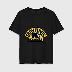 Женская футболка оверсайз HC Boston Bruins Label