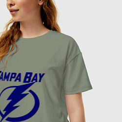 Футболка оверсайз женская HC Tampa Bay, цвет: авокадо — фото 2
