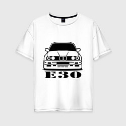 Женская футболка оверсайз E30