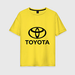 Женская футболка оверсайз Toyota Logo