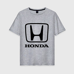 Футболка оверсайз женская Honda logo, цвет: меланж