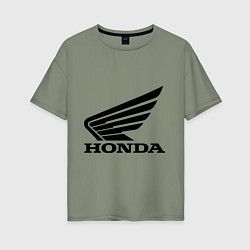 Футболка оверсайз женская Honda Motor, цвет: авокадо