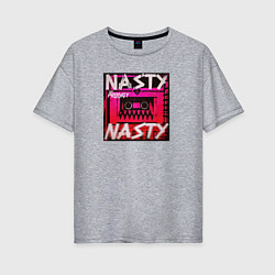 Футболка оверсайз женская The Prodigy: Nasty, цвет: меланж