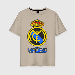 Женская футболка оверсайз Real Madrid