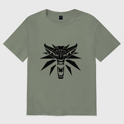 Футболка оверсайз женская The Witcher 3, цвет: авокадо