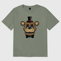 Женская футболка оверсайз Freddy FNAF