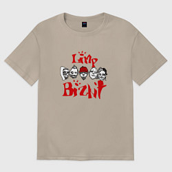 Женская футболка оверсайз Limp Bizkit Faces