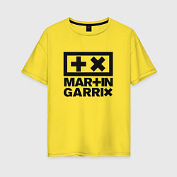Футболка оверсайз женская Martin Garrix, цвет: желтый