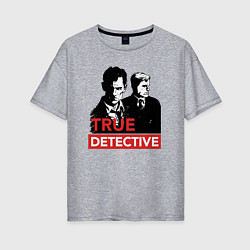 Женская футболка оверсайз True Detective