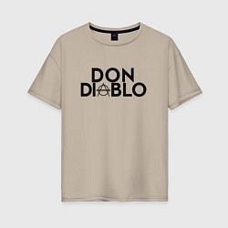 Женская футболка оверсайз Don Diablo