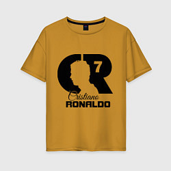Женская футболка оверсайз CR Ronaldo 07