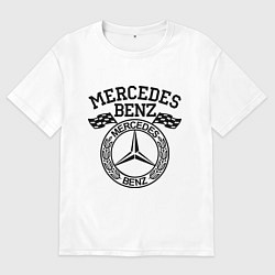 Женская футболка оверсайз Mercedes Benz