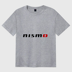 Футболка оверсайз женская Nismo, цвет: меланж