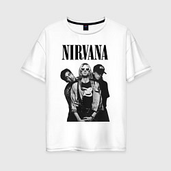 Женская футболка оверсайз Nirvana Group