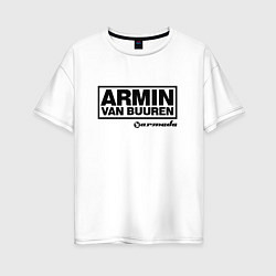 Футболка оверсайз женская Armin van Buuren, цвет: белый