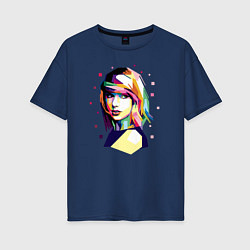 Женская футболка оверсайз Taylor Swift Art