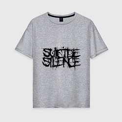 Женская футболка оверсайз Suicide Silence: Venom