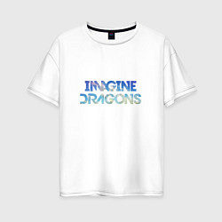 Футболка оверсайз женская Imagine Dragons: Clear Sky, цвет: белый