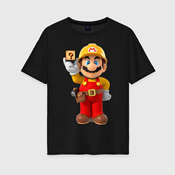 Женская футболка оверсайз Super Mario