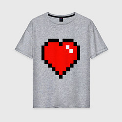 Женская футболка оверсайз Minecraft Lover