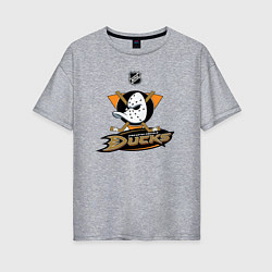 Женская футболка оверсайз NHL: Anaheim Ducks