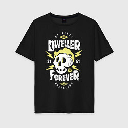 Женская футболка оверсайз Dweller Forever