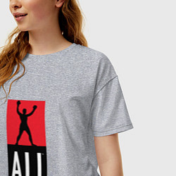 Футболка оверсайз женская Ali by boxcluber, цвет: меланж — фото 2