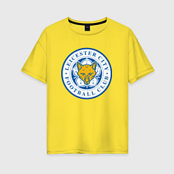 Женская футболка оверсайз Leicester City FC