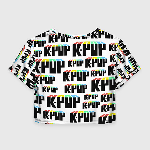 Женский топ K-pop Pattern / 3D-принт – фото 2