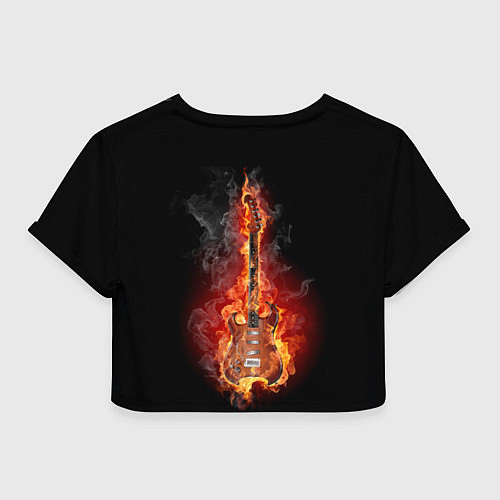 Женский топ Адская гитара / 3D-принт – фото 2