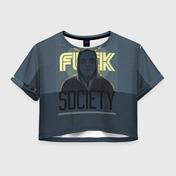 Женский топ Fuck Society