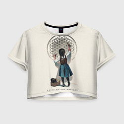 Футболка 3D укороченная женская Bring Me The Horizon, цвет: 3D-принт