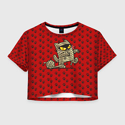 Женский топ Кот мумия