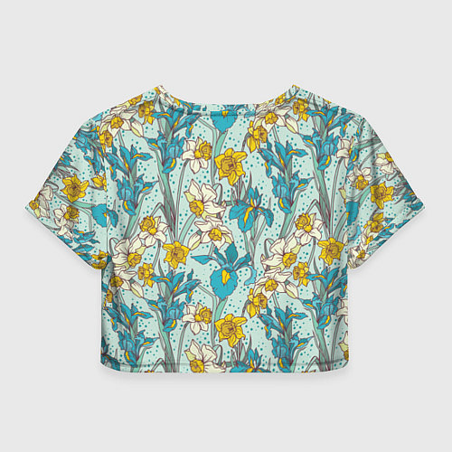 Женский топ Цветущий ирис / 3D-принт – фото 2